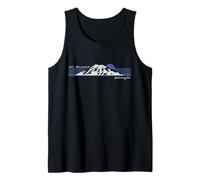 Trendy Apparel Mt. Rainier Washington Retro 90's Gradient Canotta