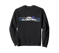 Trendy Apparel Mt. Rainier Washington Retro 90's Gradient Felpa