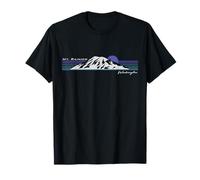 Trendy Apparel Mt. Rainier Washington Retro 90's Gradient Maglietta