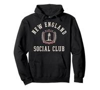 Trendy Apparel New England Social Club Since 1997 Lighthouse Felpa con Cappuccio