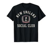 Trendy Apparel New England Social Club Since 1997 Lighthouse Maglietta