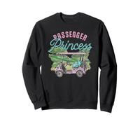 Trendy Apparel Passenger Princess Watercolor Portrait Felpa