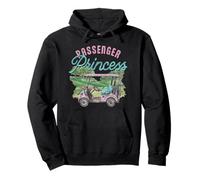 Trendy Apparel Passenger Princess Watercolor Portrait Felpa con Cappuccio