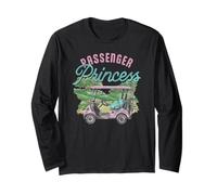 Trendy Apparel Passenger Princess Watercolor Portrait Maglia a Manica