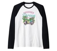 Trendy Apparel Passenger Princess Watercolor Portrait Maglia con Maniche Raglan