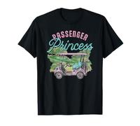 Trendy Apparel Passenger Princess Watercolor Portrait Maglietta