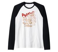 Trendy Apparel PastaMaxxing Pasta Types Spaghetti Ravioli Maglia con Maniche Raglan