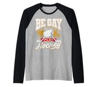 Trendy Apparel Play Hockey Maglia con Maniche Raglan