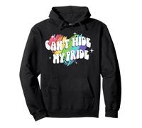 Trendy Apparel Pride Can't Hide My Pride Rainbow Heart Felpa con Cappuccio