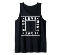 Trendy Apparel Pride Love Wins Love Wins Square And Hearts Canotta