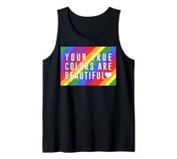 Trendy Apparel Pride Your True Colors Are Beautiful Heart Canotta