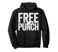 Trendy Apparel Punch The Monkey Free Punch Bold Silhouette Felpa con Cappuccio