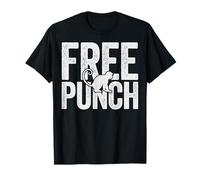 Trendy Apparel Punch The Monkey Free Punch Bold Silhouette Maglietta