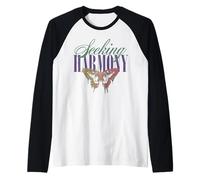 Trendy Apparel Seeking Harmony Butterfly Balanced Nature Maglia con Maniche Raglan