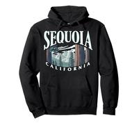 Trendy Apparel Sequoia California National Park Forest Trees Felpa con Cappuccio