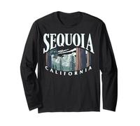 Trendy Apparel Sequoia California National Park Tree Scenery Maglia a Manica