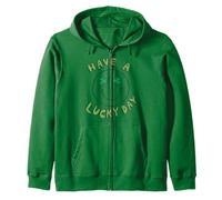 Trendy Apparel St. Patrick's Day Have A Lucky Day Vintage Felpa con Cappuccio