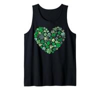 Trendy Apparel St. Patrick's Day Heart Full of Clovers Canotta