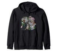 Trendy Apparel St. Patrick's Day Kitties & Clovers Portrait Felpa con Cappuccio