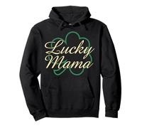 Trendy Apparel St. Patrick's Day Lucky Mama Shamrock Logo Felpa con Cappuccio