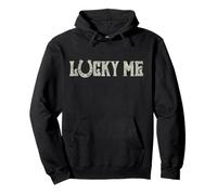 Trendy Apparel St. Patrick's Day Lucky Me Vintage Style Logo Felpa con Cappuccio