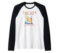 Trendy Apparel Take Your Best Shot The Par Then Bar Life Maglia con Maniche Raglan