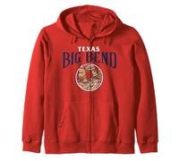 Trendy Apparel Texas Big Bend National Park Rock Formation Felpa con Cappuccio