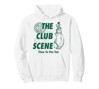 Trendy Apparel The Club Scene Time To Par Tee Disco Ball Felpa con Cappuccio