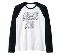 Trendy Apparel The Death of Innocence Grace Is Not Given Maglia con Maniche Raglan