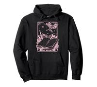 Trendy Apparel The Reader Tarot Card Fantasy Book And Dragon Felpa con Cappuccio