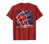 Trendy Apparel United States USA Flag Goal Scoring Poster Maglietta