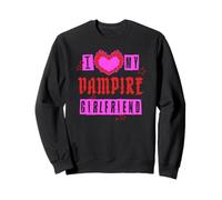 Trendy Apparel Valentine's Day I Heart My Vampire Girlfriend Felpa