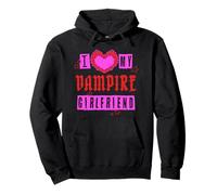 Trendy Apparel Valentine's Day I Heart My Vampire Girlfriend Felpa con Cappuccio