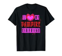 Trendy Apparel Valentine's Day I Heart My Vampire Girlfriend Maglietta