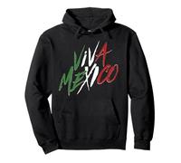 Trendy Apparel Viva Mexico Colores Bandera Red White Green Felpa con Cappuccio