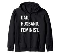 Trendy Apparel Women's History Month Dad Husband Feminist Felpa con Cappuccio