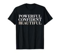 Trendy Apparel Women's History Month Powerful Confident Maglietta