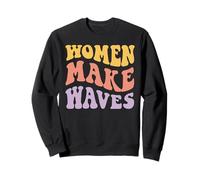 Trendy Apparel Women's History Month Women Make Waves Felpa