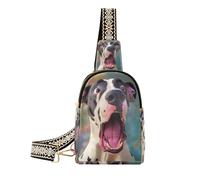 trendy Cartoon Funny Dogs Fear body fanny pack moda fanny pack crossbody borse per il giorno pack, cartone animato, divertente, cani, paura, 1 size