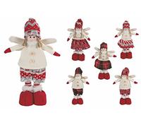 Trendy Christmas set 6 Angeli in stoffa h.37 cm