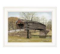 Trendy Decor 4U BJ1047-226G The Old Humpback Bridge Wall Art di Billy Jacobs - Paesaggio classico 38,1 cm H x 48,3 cm W