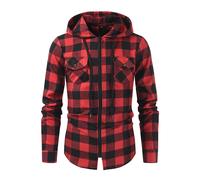 Trendy Design on our Camicia Uomo Giacca Sottile con Cappuccio per Lavoro o Abbi