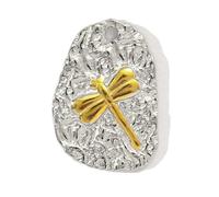 Trendy Double Color Heart Star Butterfly Ape Charm Ciondolo in acciaio inox 11 Opzioni Eleganti Brims Liscio Stella Cuore Luna Ape Ciondolo Collezione, Taglia unica, come descritto, come descritto