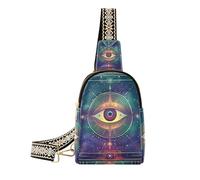 Trendy Eye Tarot Nero nero fanny pack robusto fling borse per le donne per l'escursionismo, Tarocchi occhi neri