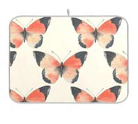 Trendy Farfalle Bella Piatto Stuoia di Scolapiatti Della Cucina Contatore Scolapiatti Stuoie Assorbenti Acqua Per Cucina 18 x 24