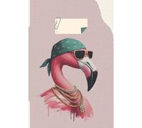 Trendy Flamingo Notebook: Stylish and Fun Journal for All Ages: Cool Flamingo Design with Bandana and Sunglasses - Perfect for School, Work, or Personal Use