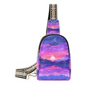 Trendy Hippie Psychedelic Landscape bag fanny pack robusto borse da viaggio per le donne per il pacchetto di giorno, Paesaggio Psichedelico Hippie, 1 size