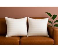 Trendy Home - Set di 2 cuscini ipoallergenici per casa e ufficio, 61 x 61 cm, inserto decorativo per cuscino (bianco, poliestere, confezione da 2)