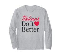 Trendy Italians Do It Better Heart Maglia a Manica