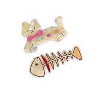 Trendy Mangiare Pesce Clip di Capelli Set Unico Hairpinces Cartoon Hairpin Accessori Per Capelli Moda Per Le Femmine di Modo Resina Hairgrips